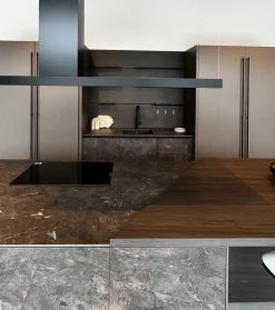 Cucina moderna con isola Aspen Doimo cucine a prezzo ribassato
