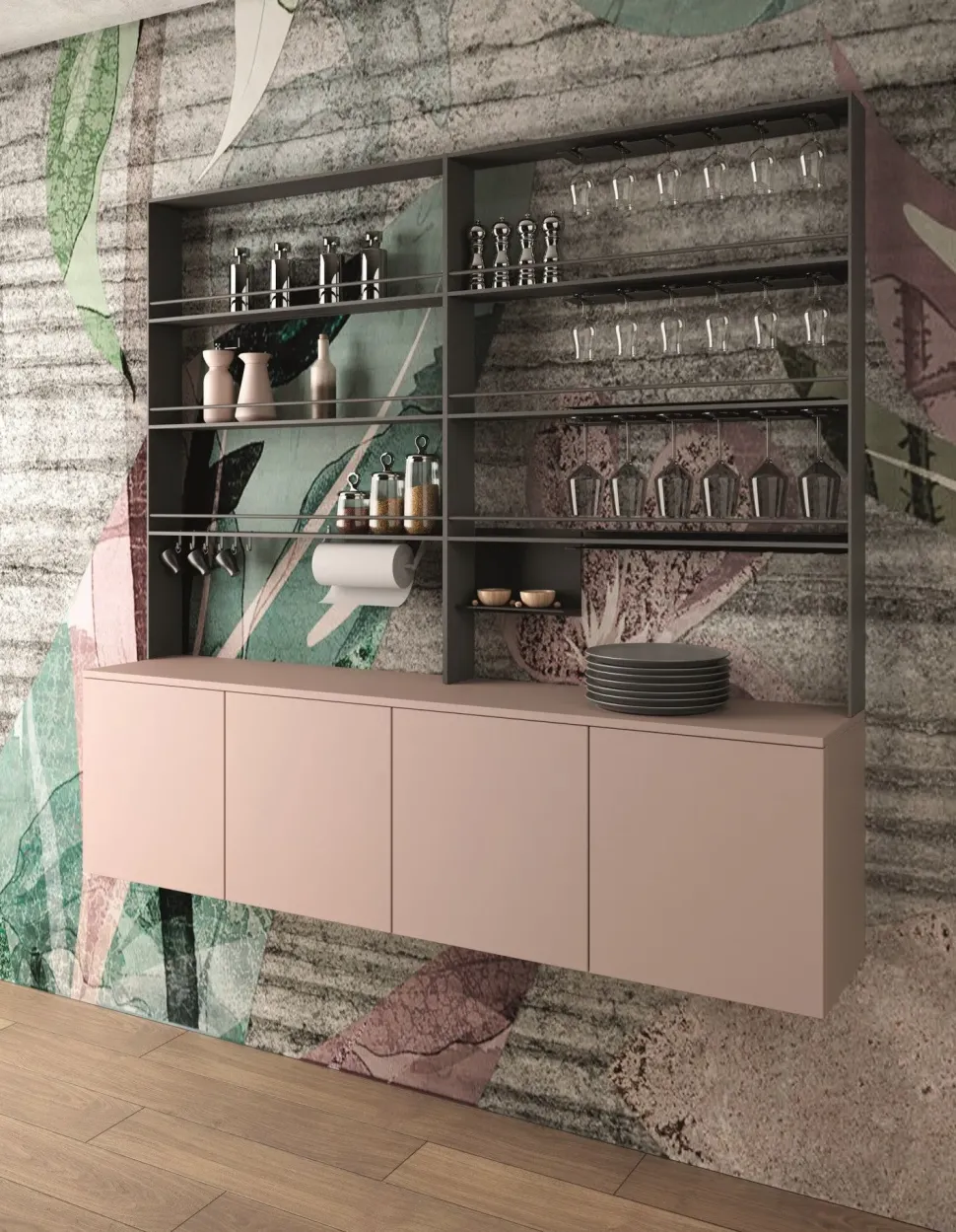 Cucina moderna con isola Jazz Essebi a prezzo scontato