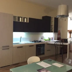 Cucina moderna con penisola Dibiesse Spring a prezzo scontato
