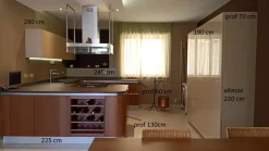 Cucina moderna con penisola Doimo cucine Doimo cucine a prezzo ribassato