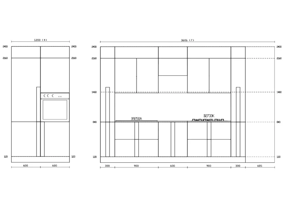 Cucina moderna grigio Colombini casa lineare Quadra scontata