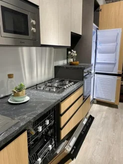 Cucina moderna lineare Artigianale Cucina in promozione a roma era 04-cucine a roma a prezzo ribassato