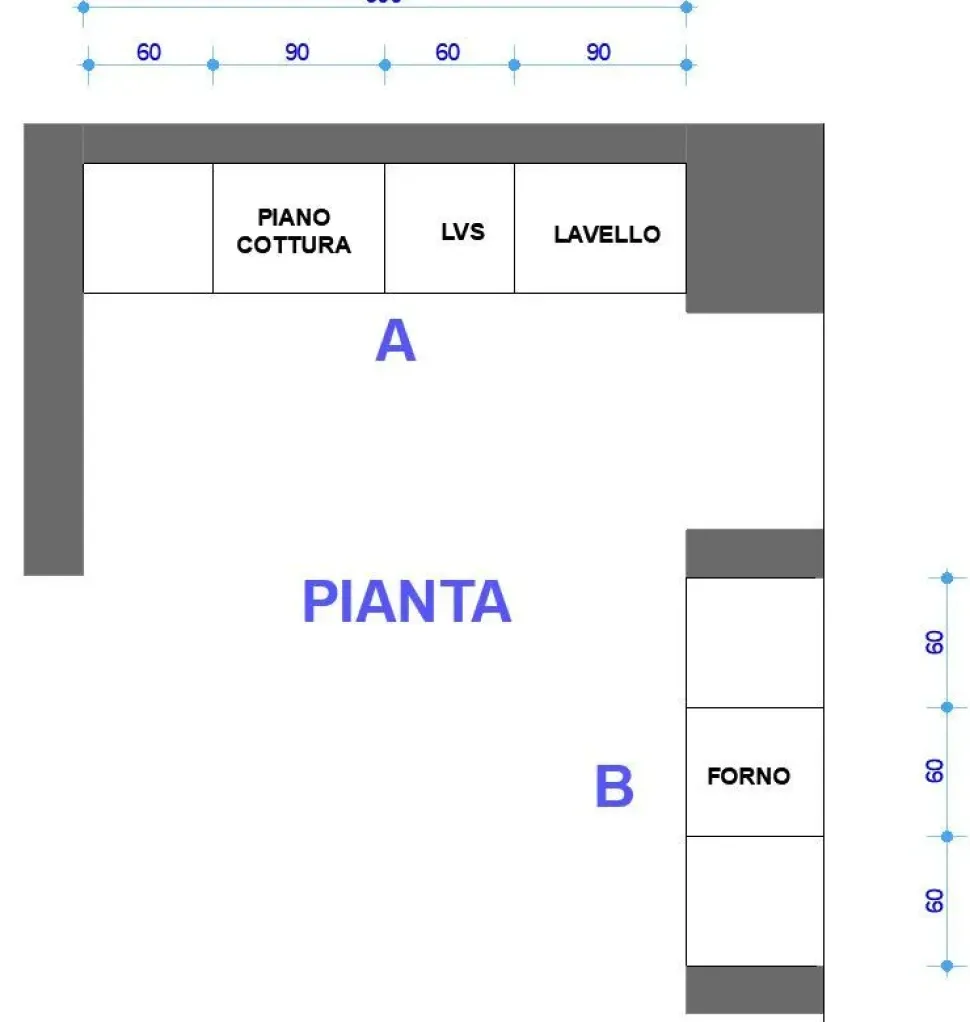 Cucina moderna lineare Astra Line a prezzo ribassato