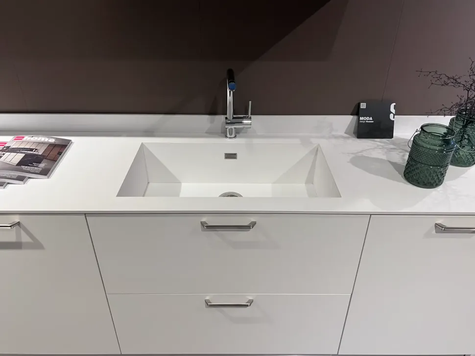 Cucina moderna lineare Moda Scavolini a prezzo scontato