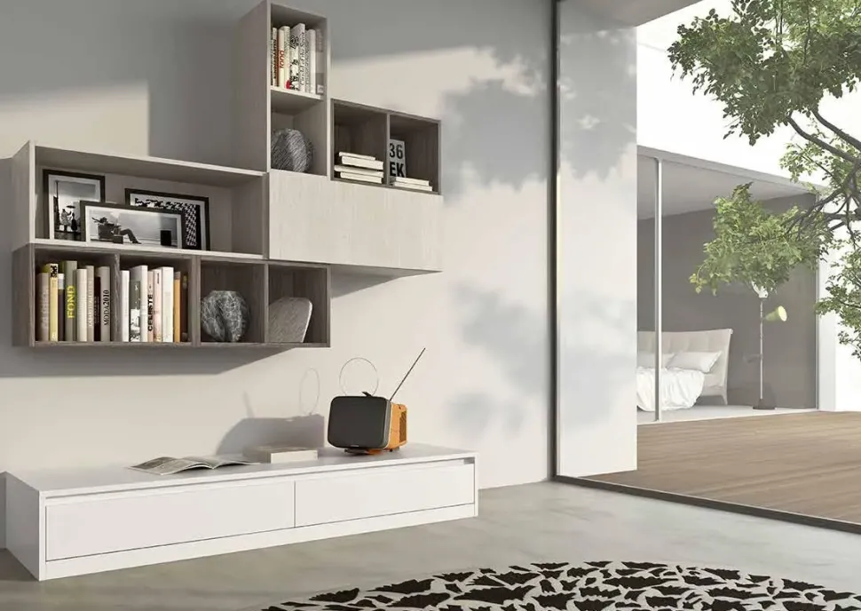 Cucina moderna lineare Seta 3 Essebi a prezzo ribassato