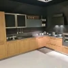 Cucina moderna rovere chiaro Arredo3 ad angolo Asia telaio