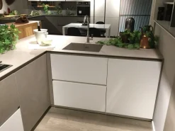 Cucina Monoliti design tortora Meson's cucine ad angolo scontata 55%