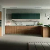 Cucina noce moderna Lungomare plus combo.04 Colombini casa scontata