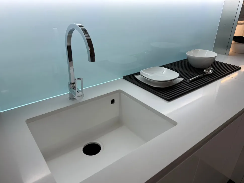 Cucina Oyster con penisola Veneta cucine con un ribasso imperdibile