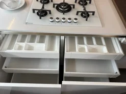 Cucina Oyster con penisola Veneta cucine con un ribasso imperdibile