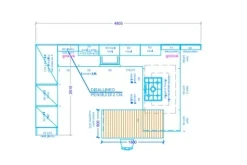 Cucina Oyster con penisola Veneta cucine con un ribasso imperdibile