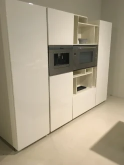 Cucina Plus moderna bianca ad isola Elam