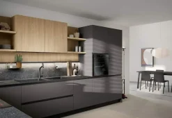 Cucina Prima cucine moderna ad angolo altri colori in melaminico Zoe