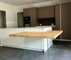 Cucina Primopiano cucine design ad isola tortora in laccato opaco Ingrosso cucine moderne icm48