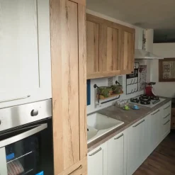 Cucina provenzale lineare Cucina shabby white Nuovi mondi collection a prezzo ribassato