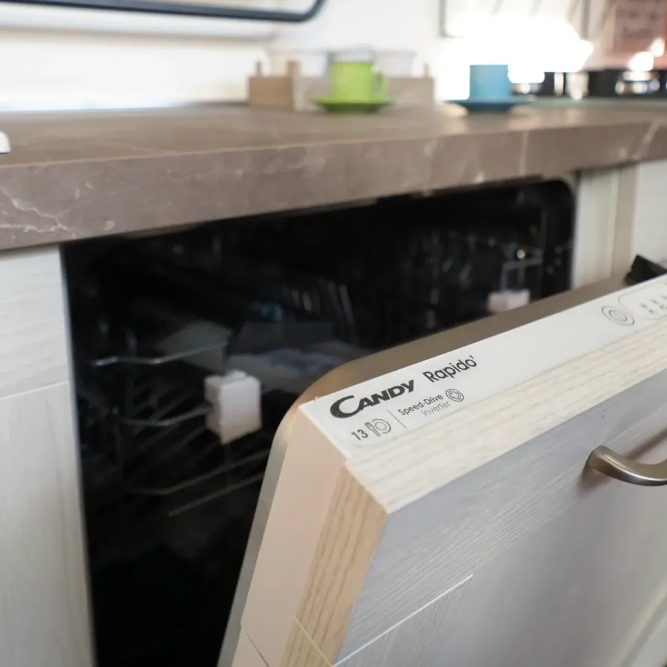 Cucina provenzale lineare Cucina shabby white Nuovi mondi collection a prezzo ribassato