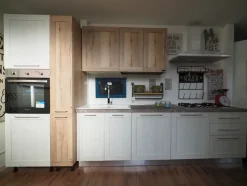 Cucina provenzale lineare Cucina shabby white Nuovi mondi collection a prezzo ribassato