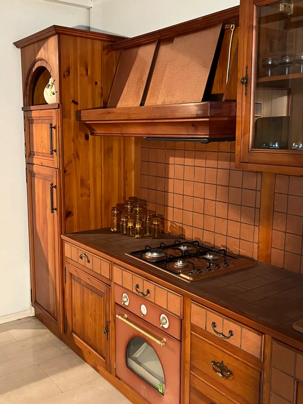 Cucina Romantica lineare Artigianale con uno sconto imperdibile