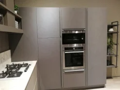 Cucina Round neck moderna tortora Lube cucine ad angolo scontata 53%