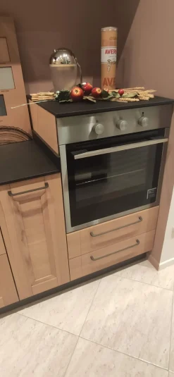 Cucina rovere chiaro classica lineare Gea Evo cucine in offerta