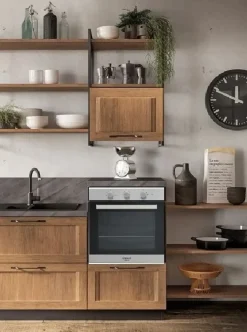 Cucina rovere chiaro industriale lineare Collezione esclusiva cucina river indsutrial moderna a soli 5990€