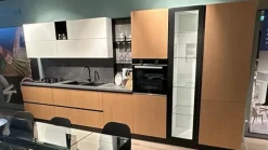 Cucina rovere chiaro moderna lineare Mobilturi Pop a soli 6950 Euro