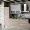 Cucina rovere chiaro moderna lineare Easy mix Ar-due a soli 4970 Euro