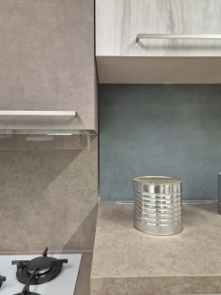 Cucina rovere chiaro moderna lineare Artigianale Brio a soli 5200 Euro