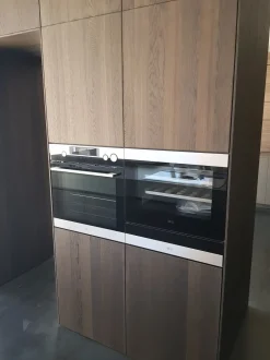 Cucina rovere moro moderna con isola Copat cucine 4.1 a soli 39000 Euro