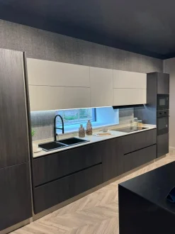 Cucina rovere moro moderna lineare Young Stosa in offerta