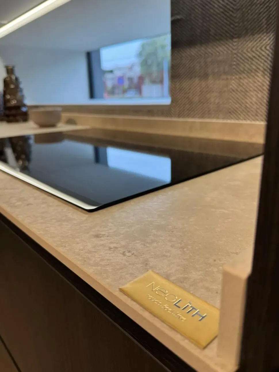 Cucina rovere moro moderna lineare Young Stosa in offerta