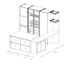 CUCINA Snaidero Way PREZZO OUTLET scontata 60%