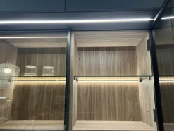 Cucina Stosa moderna con isola altri colori in laccata opaco Metropolis