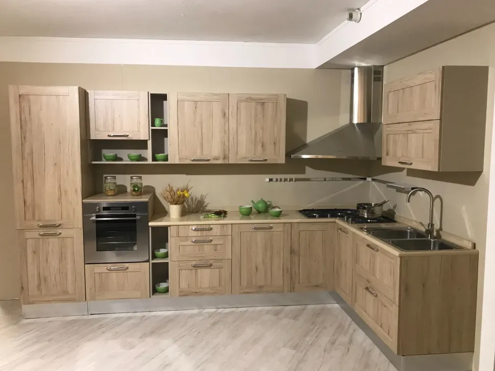 Cucina Tess moderna altri colori Gm cucine ad angolo scontata 57%