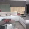 Cucina Time moderna bianca Gentili group con penisola scontata 40%