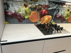 Cucina tortora design lineare Cucina ardue light brown Ar-due scontata