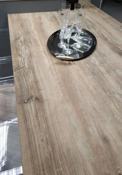 Cucina tortora moderna con penisola Xl Giemme in Offerta Outlet