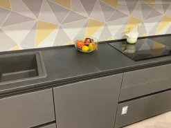 Cucina tortora moderna lineare Al