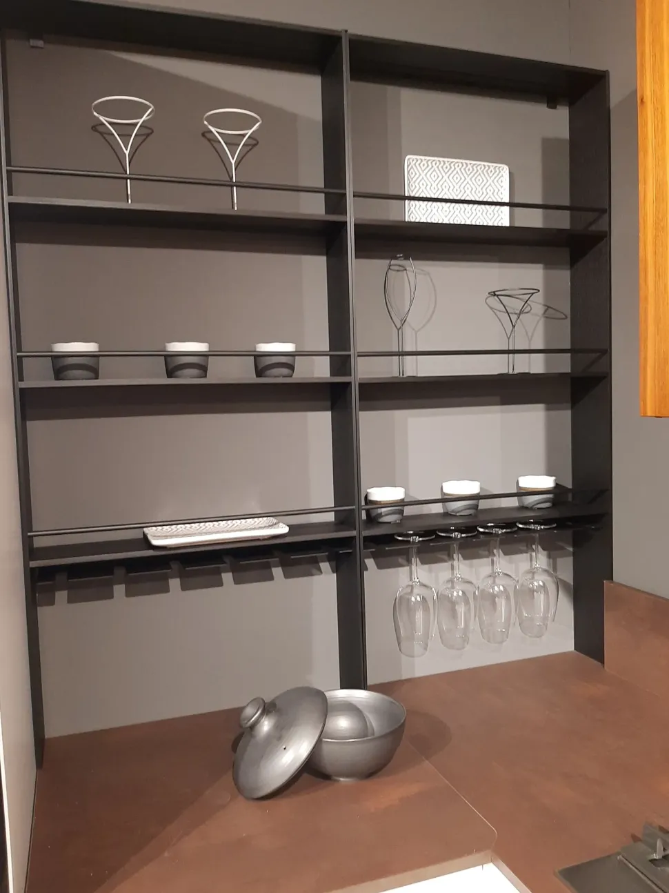 Cucina Traccia moderna bianca Febal ad angolo scontata 45%