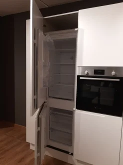 Cucina Traccia moderna bianca Febal ad angolo scontata 45%