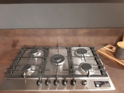 Cucina Traccia moderna bianca Febal ad angolo scontata 45%