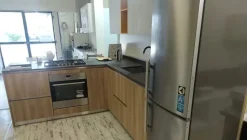 Cucina Venezia moderna rovere chiaro ad angolo Giannei