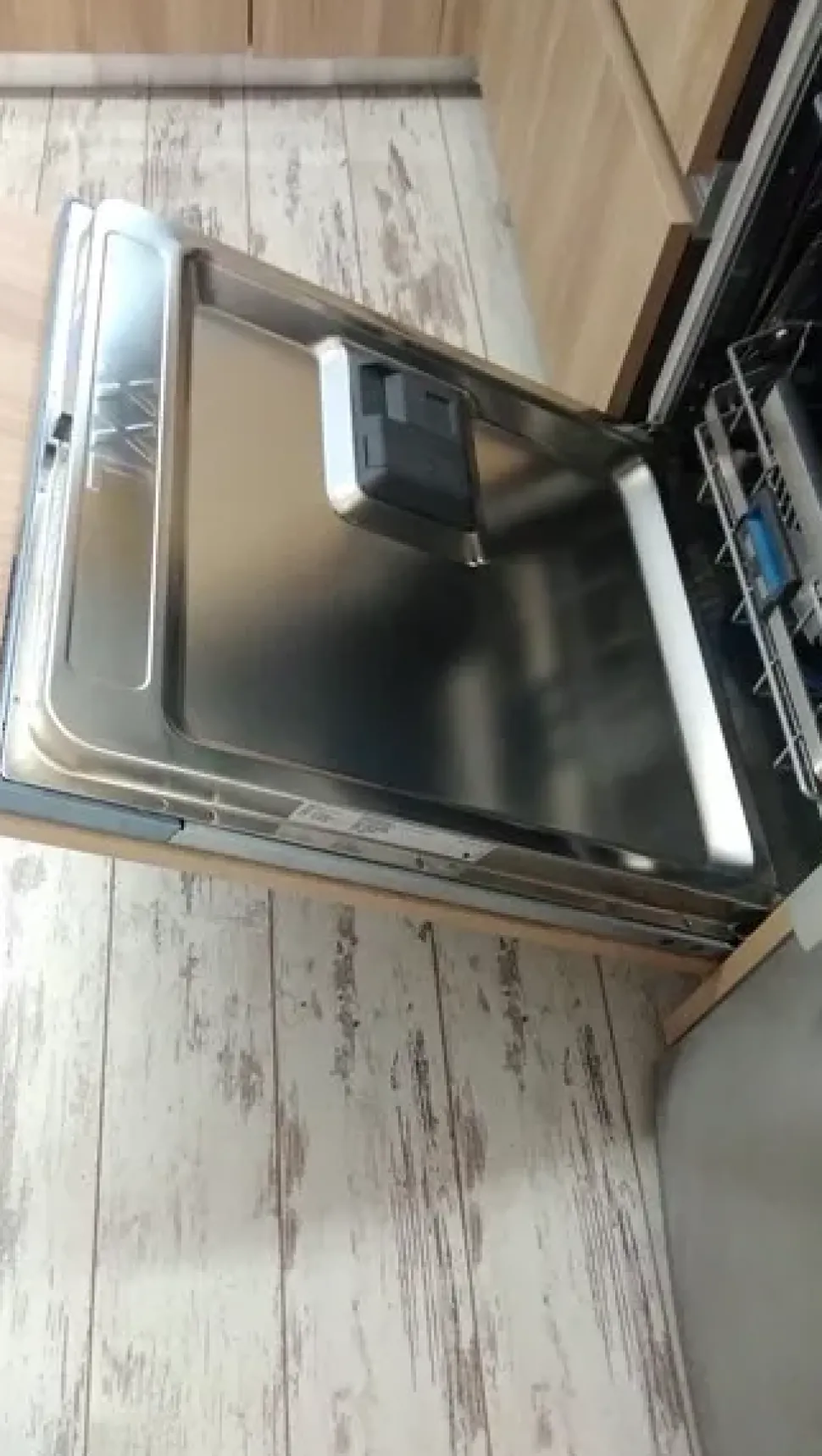 Cucina Venezia moderna rovere chiaro ad angolo Giannei