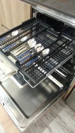 Cucina Venezia moderna rovere chiaro ad angolo Giannei