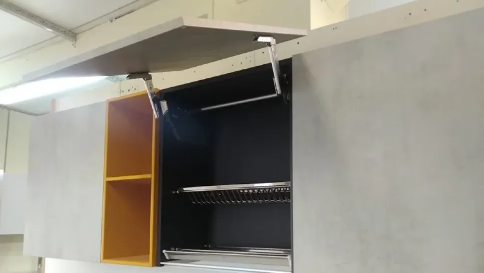 Cucina Venezia moderna rovere chiaro ad angolo Giannei