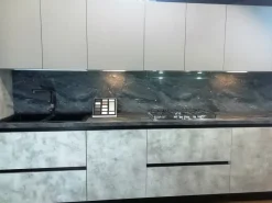 Cucina Voque  moderna tortora ad angolo Atra