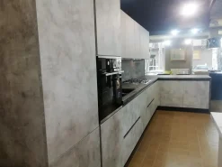 Cucina Voque  moderna tortora ad angolo Atra