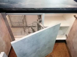 Cucina Voque  moderna tortora ad angolo Atra