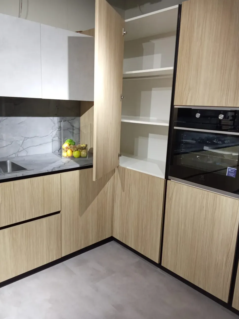 Cucina Xl rovere slavonia ad angolo Gm cucine con un ribasso imperdibile
