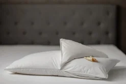 Cuscini letto in Piuma d'oca modello Perla cirmolo Daunenstep a prezzo outlet scontato affrettati